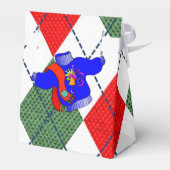 Persoonlijke lelijke kersttrui-feest bedankdoosjes (Achterkant)