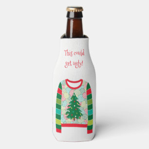 Persoonlijke lelijke kersttrui feest flesjeskoeler
