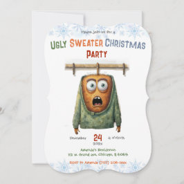 Persoonlijke lelijke trui kerstfeest kaart