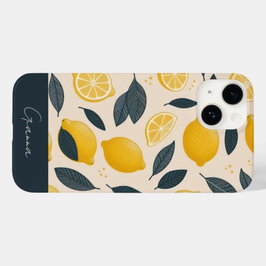 Persoonlijke Lemons telefoonhoesje Case-Mate iPhone Case (Achterkant (horizontaal))
