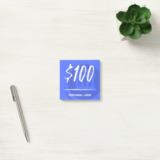 Persoonlijke lening ($100) post-it® notes (Kantoor)