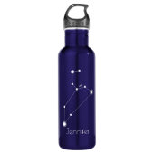 Persoonlijke Leo Zodiac Constellation Waterfles (Voorkant)