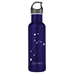 Persoonlijke Leo Zodiac Constellation Waterfles