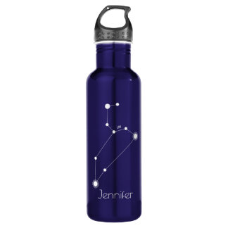Persoonlijke Leo Zodiac Constellation Waterfles