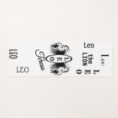 Persoonlijke Leo Zodiac Yoga Mat (Voorkant (horizontaal))