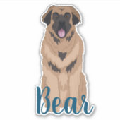 Persoonlijke Leonberger-Sticker Sticker (Voorkant)