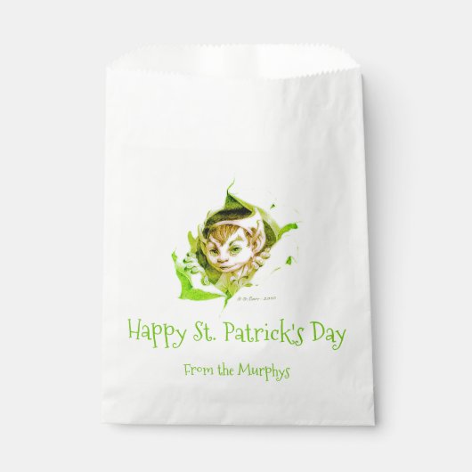 Persoonlijke Leprechaun Bedankzakje (Voorkant)
