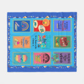 Persoonlijke leraar geeft waardering voor persoonl fleece deken (Voorkant (Horizontaal))