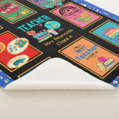 Persoonlijke leraar geeft waardering voor persoonl sherpa deken (3/4)