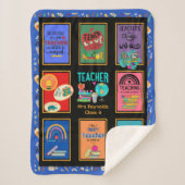 Persoonlijke leraar geeft waardering voor persoonl sherpa deken (Voorkant)