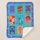 Persoonlijke leraar geeft waardering voor persoonl sherpa deken (Voorkant)