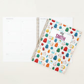 Persoonlijke leraar – Naam op maat Terug naar scho Planner (Display)