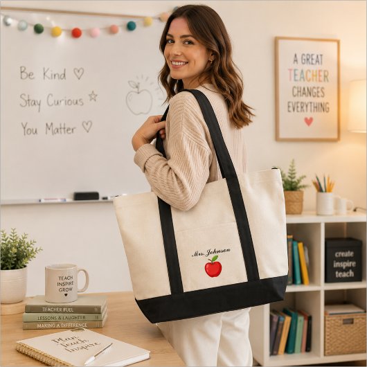 Persoonlijke leraar tote bag