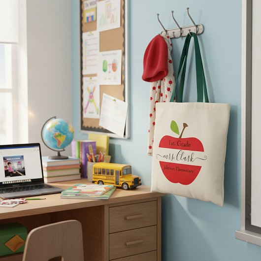 Persoonlijke leraarappel  tote bag