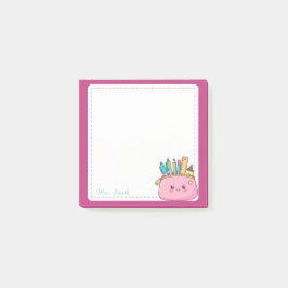Persoonlijke Leraren Kawaii Potloodetui Plaknotiti Post-it® Notes