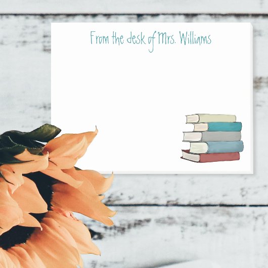 Persoonlijke Leraren Literatuur & Bibliothecaris Post-it® Notes