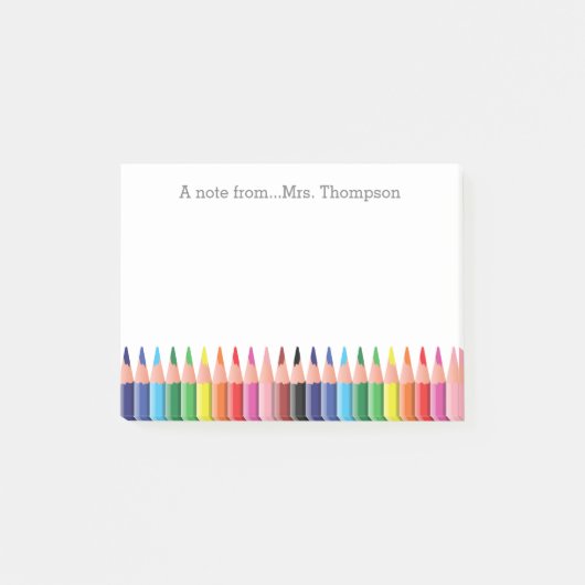 Persoonlijke Leraren School Post-it® Notes (Voorkant)