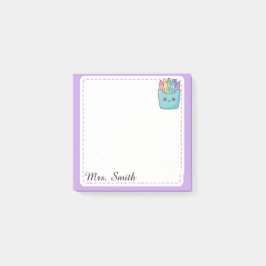 Persoonlijke Leraresse Schattige Kawaii Krijtstift Post-it® Notes