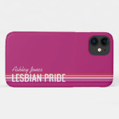 Persoonlijke Lesbische Vlag (5-Strepen) Strepen Ro Case-Mate iPhone Case (Achterkant (horizontaal))