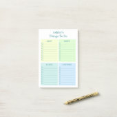 Persoonlijke Leuk Om Te Doen Lijst Post-it® Notes (Op bureau)