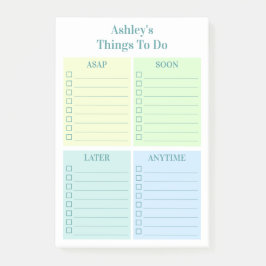 Persoonlijke Leuk Om Te Doen Lijst Post-it® Notes