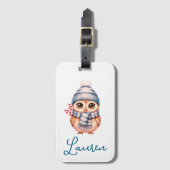 Persoonlijke leuke bagagelabel (Voorkant (verticaal))