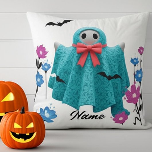 Persoonlijke & Leuke Decoratie - Schattig Spookach Kussen