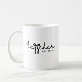 Persoonlijke leuke mok cadeau voor leraren (Links)