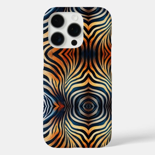 Persoonlijke Levendige Zebra Strepen: Kleurrijk Case-Mate iPhone Case (Achterkant)