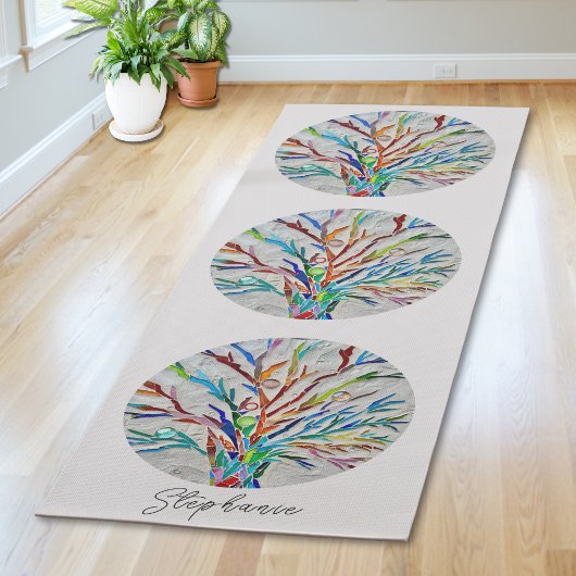 Persoonlijke levensboom yogamat