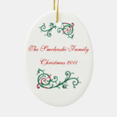 Persoonlijke levensstructuur keramisch ornament (Achterkant)