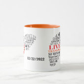 Persoonlijke levertransplantatie Survivor Coffee M Mok (Midden)