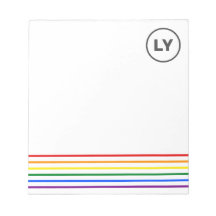 Persoonlijke LGBTQ-Initialen Pride-regenboogstripe