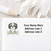 Persoonlijke Lhasa Apso Etiket (Insitu)