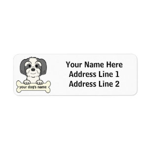 Persoonlijke Lhasa Apso Etiket