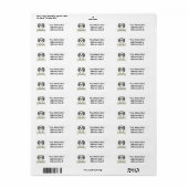Persoonlijke Lhasa Apso Etiket (Full Sheet)