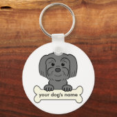 Persoonlijke Lhasa Apso Sleutelhanger (Voorkant)