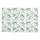 Persoonlijke libellen en kwasten kussensloop (Achterkant)