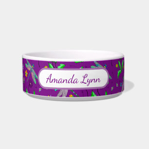 Persoonlijke libellen en kwasten voerbakje