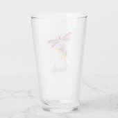 Persoonlijke libellespat glas (Achterkant)