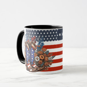 Persoonlijke Liberty the American Way Cowboylaarze Mok