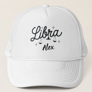 Persoonlijke Libra Sterrenbeeld Kunst Trucker Pet