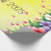 Persoonlijke lichting 2026 cadeaupapier (Hoek)