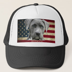 Persoonlijke liefdadige hond trucker pet