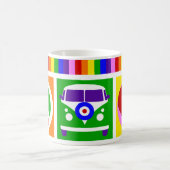 Persoonlijke liefde en vrede Camper Van Life Koffiemok (Center)