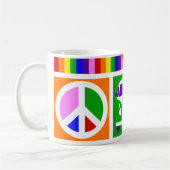 Persoonlijke liefde en vrede Camper Van Life Koffiemok (Links)