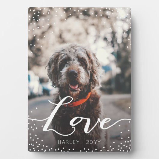 Persoonlijke liefde fotoplaat (voorkant)