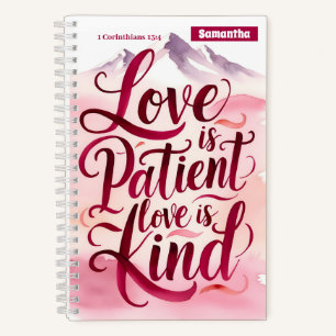 Persoonlijke liefde is een Christelijk dagboek voo Notitieboek