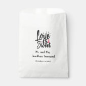 Persoonlijke liefde is een mooie weddenschap voor  bedankzakje (Voorkant)