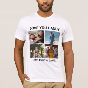 Persoonlijke liefde Je pappie Foto T-Shirt